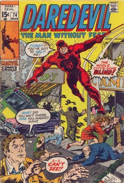 Daredevil #74 (1971) Comic Books Daredevil