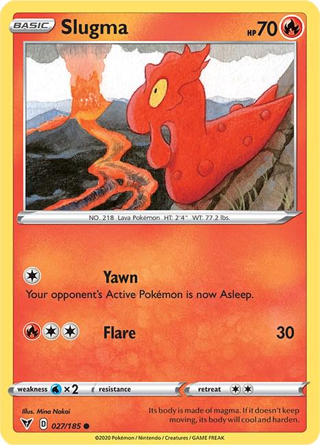 Slugma #27 Pokemon Vivid Voltage