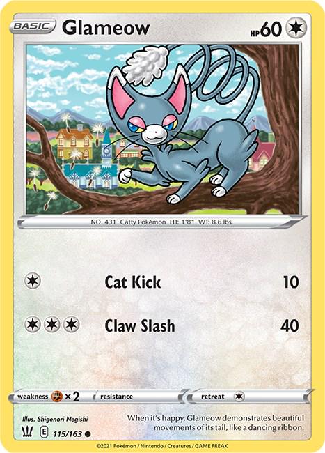 Glameow #115 Pokemon Battle Styles