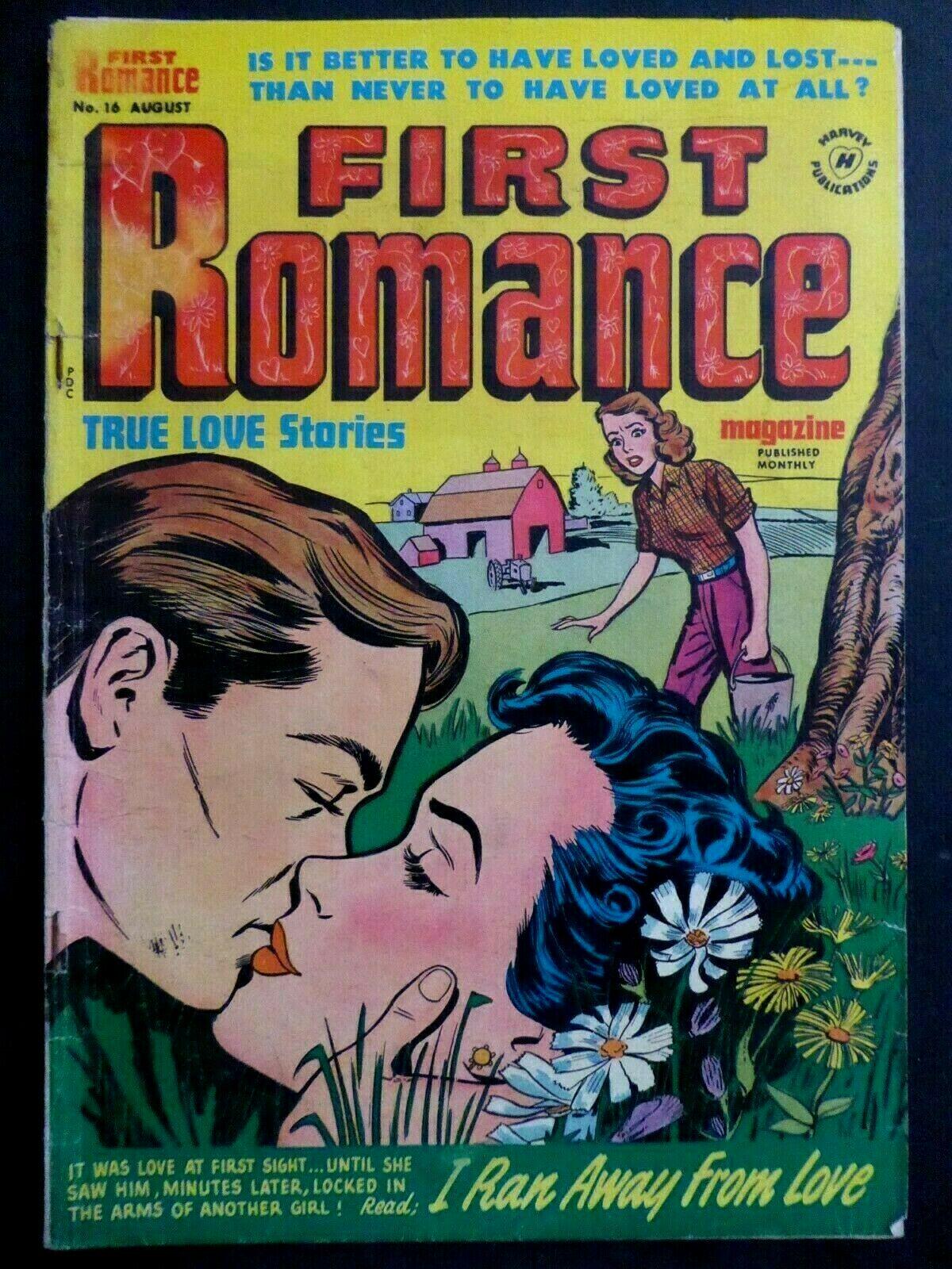 First Romance Magazine #16 (1952) Comic Books First Romance Magazine