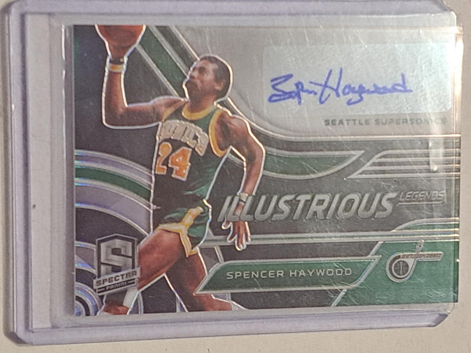 Spencer Haywood #IL-SHA Basketball Cards 2020 Panini Spectra Illustrious Legends Signatures