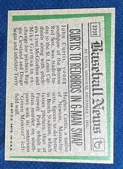 Back | John Curtis Baseball Cards 1974 Topps Traded
