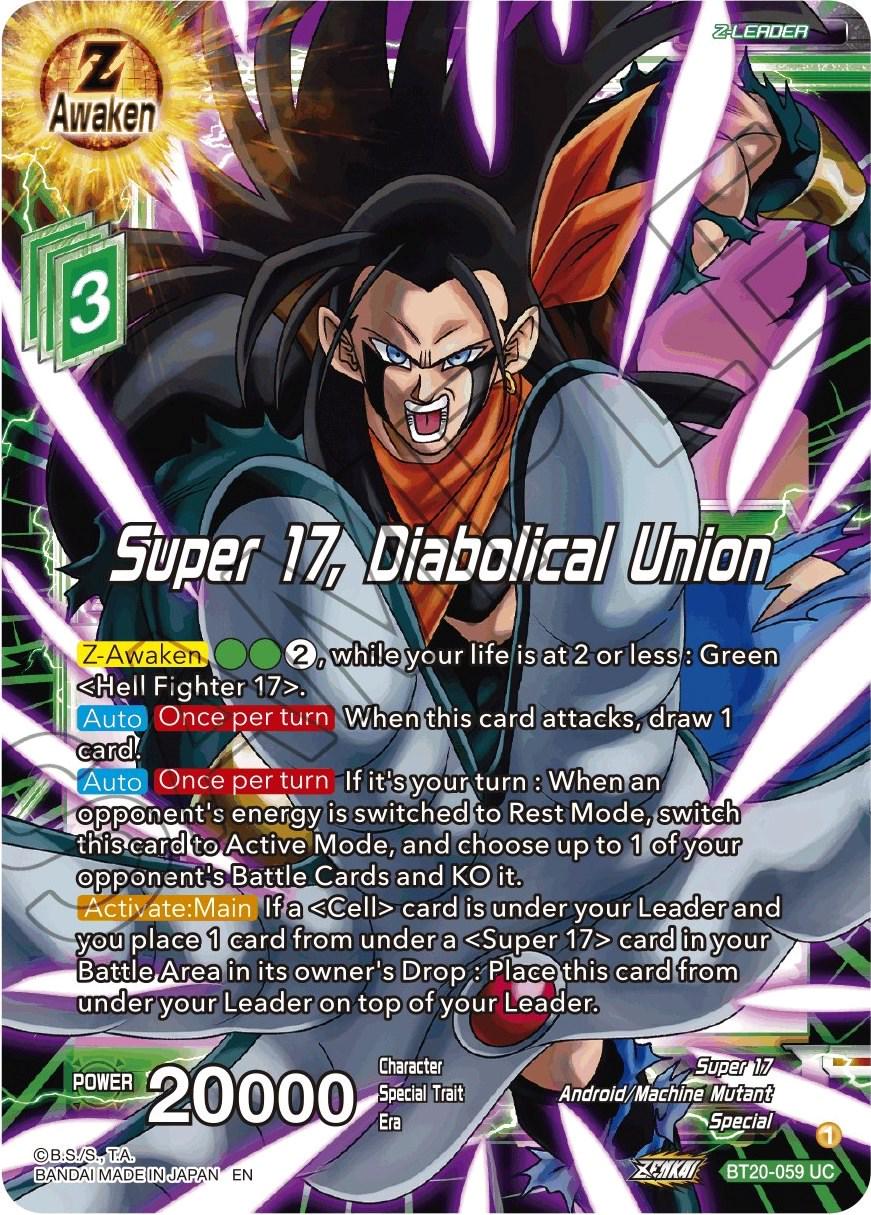 Super 17, Diabolical Union BT20-059 Dragon Ball Super Power Absorbed