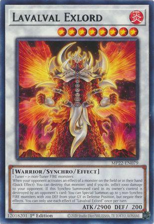 Lavalval Exlord MP22-EN079 YuGiOh 2022 Tin of the Pharaoh's Gods Mega Pack