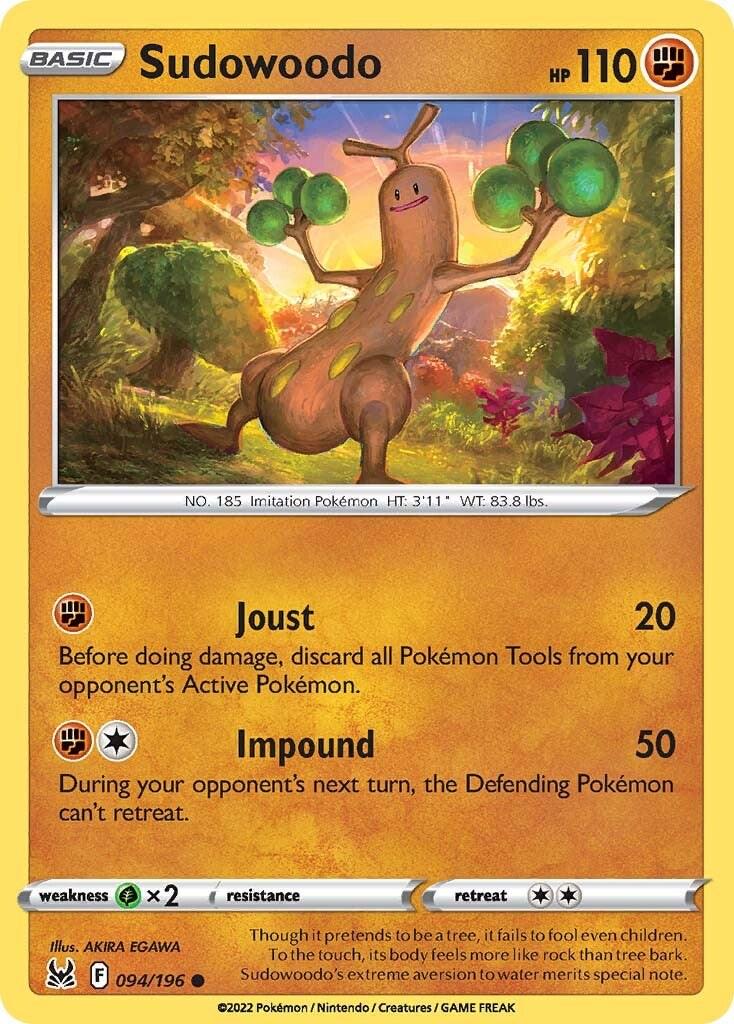 Sudowoodo #94 Pokemon Lost Origin