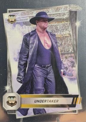Undertaker #21 Wrestling Cards 2025 Topps Chrome WWE