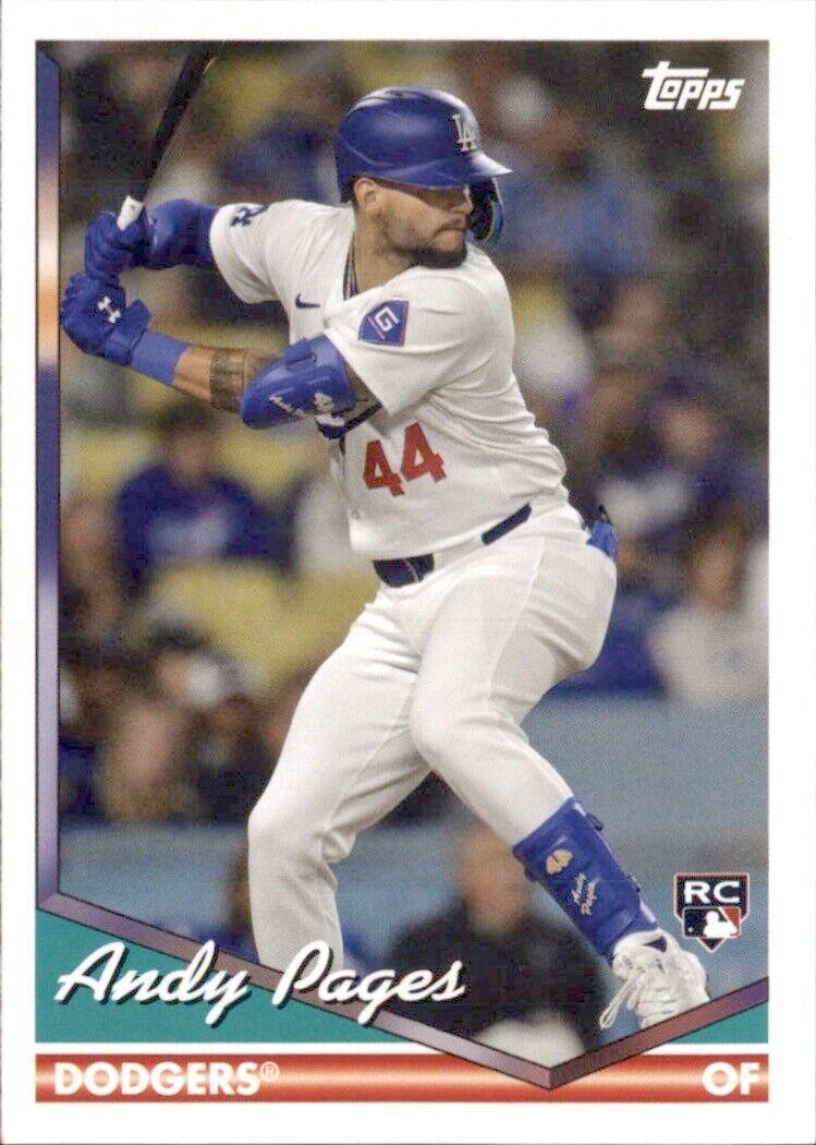 Andy Pages #295 Baseball Cards 2024 Topps Archives