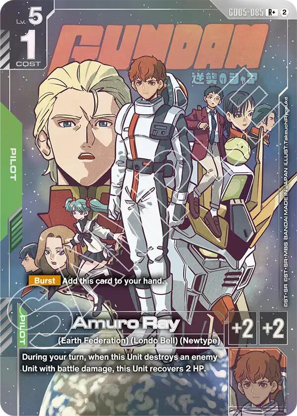 Amuro Ray [R+] #GD05-085 Prices | Gundam Freedom Ascension