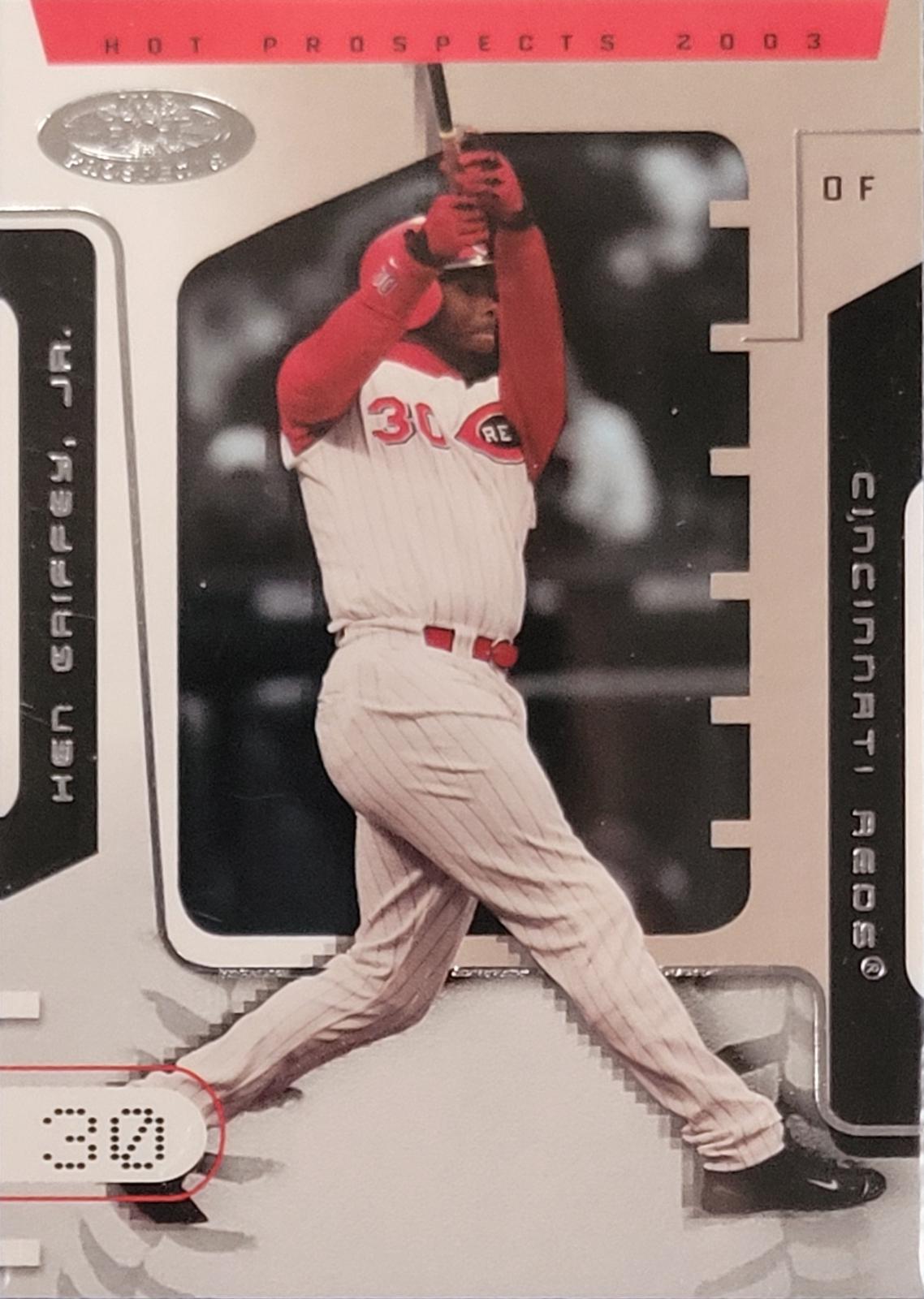 Ken Griffey Jr #76 Baseball Cards 2003 Fleer Hot Prospects