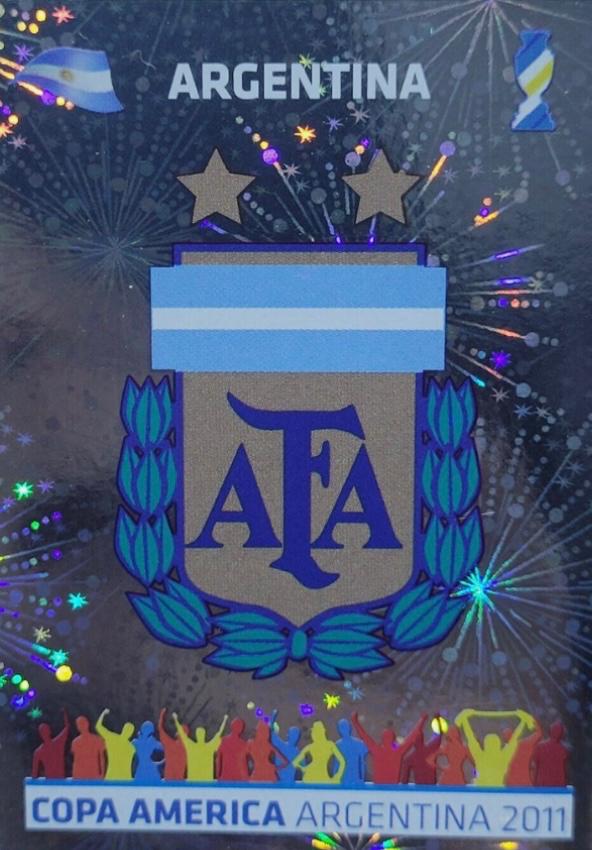 Argentina Badge #22 Soccer Cards 2011 Panini Copa America Argentina Sticker