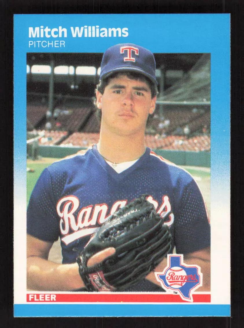 Mitch Williams #142 Baseball Cards 1987 Fleer