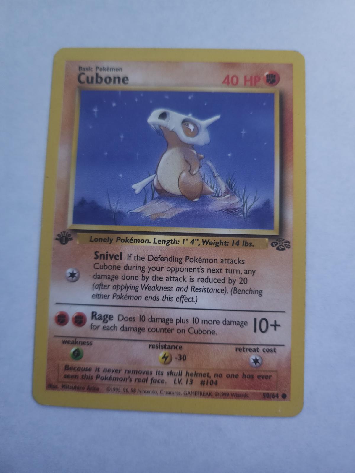 Cubone [1st Edition] | Ungraded | Pokemon Jungle