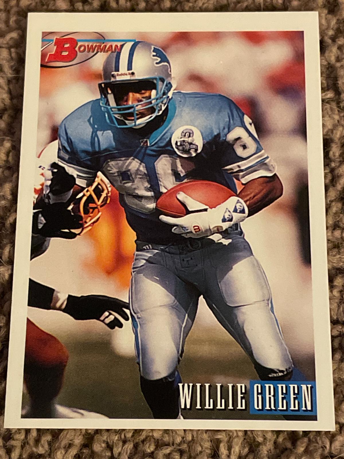 Willie Green #14 Football Cards 1993 Bowman