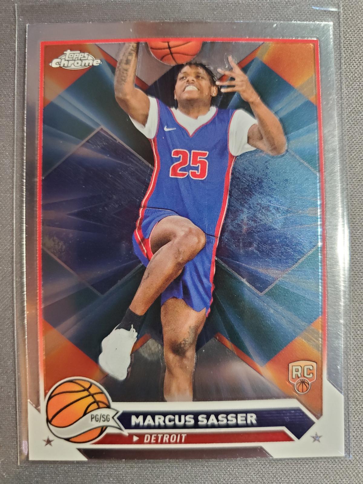 Marcus Sasser #140 Basketball Cards 2023 Topps Chrome