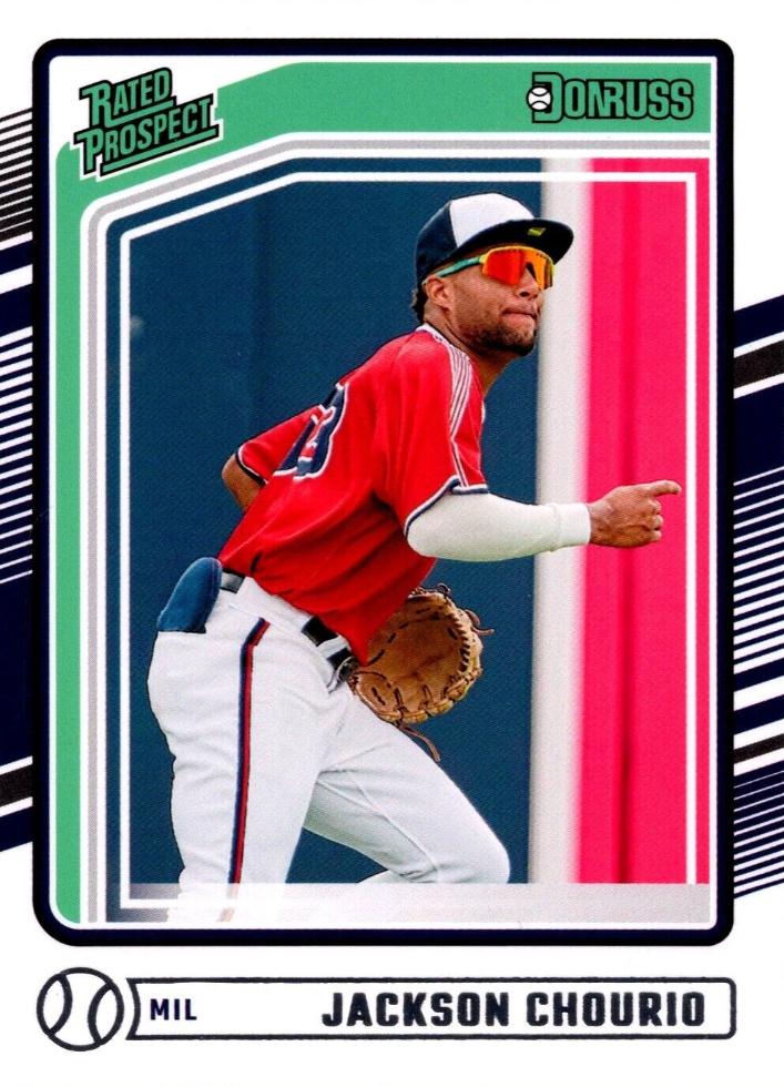 Jackson Chourio #193 Baseball Cards 2024 Donruss