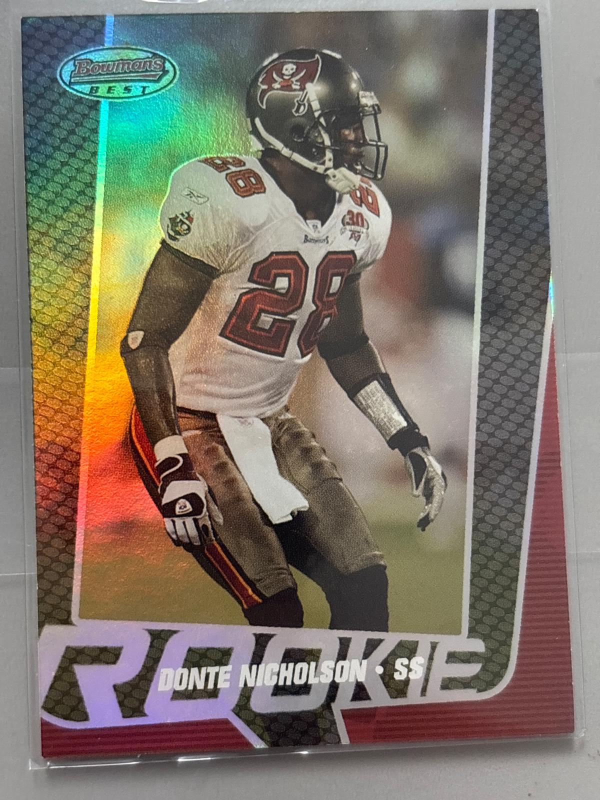 Donte Nicholson #100 Football Cards 2005 Bowman's Best