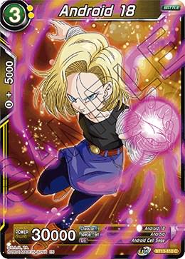 Android 18 BT13-110 Dragon Ball Super Supreme Rivalry