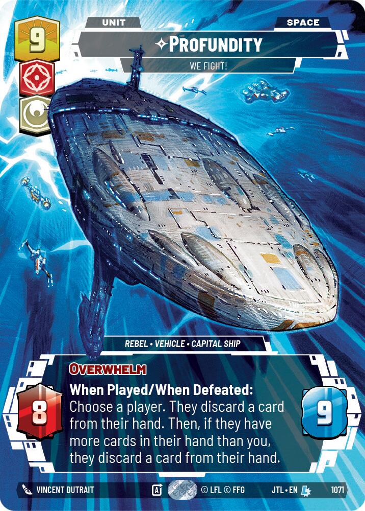 Profundity - We Fight! #1071 Star Wars Unlimited: Jump to Lightspeed