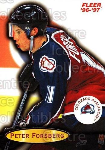 Peter Forsberg #20 Hockey Cards 1996 Fleer