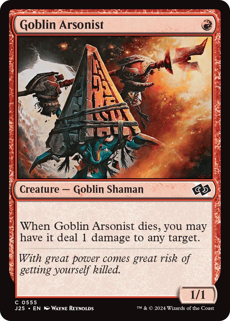 Goblin Arsonist #555 Magic Foundations Jumpstart