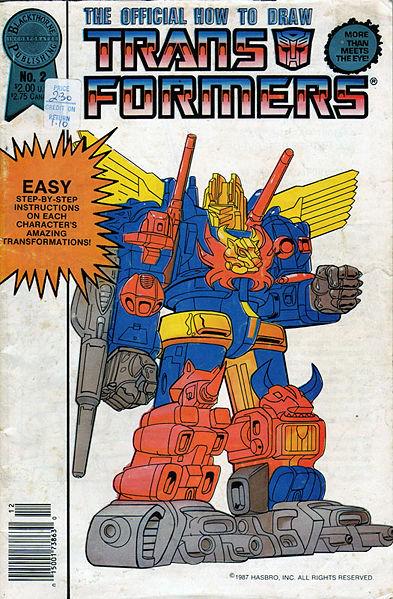 The Official How to Draw Transformers #2 (1987) Comic Books The Official How to Draw Transformers