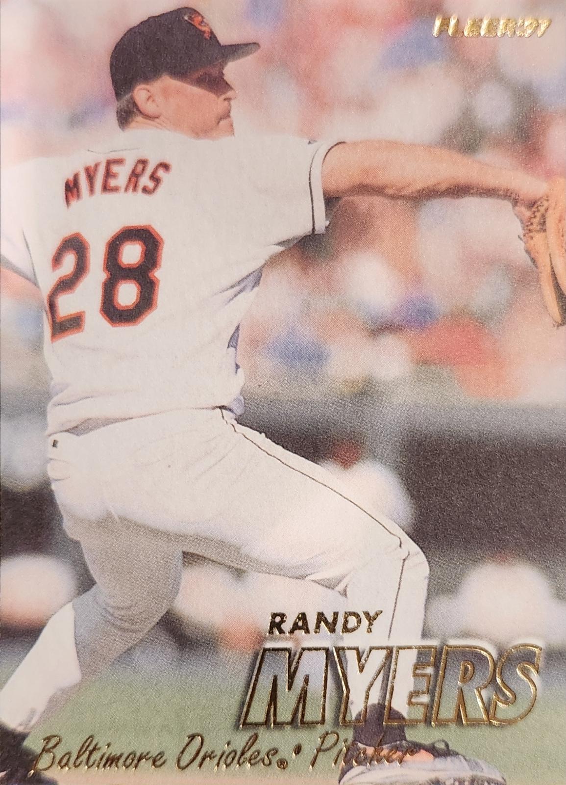 Randy Myers #11 Baseball Cards 1997 Fleer
