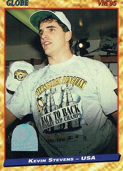 Kevin Stevens #122 1995 Semic Globe Vm Hockey