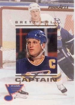 Brett Hull #CA20 1993-94 Pinnacle Hockey Captains