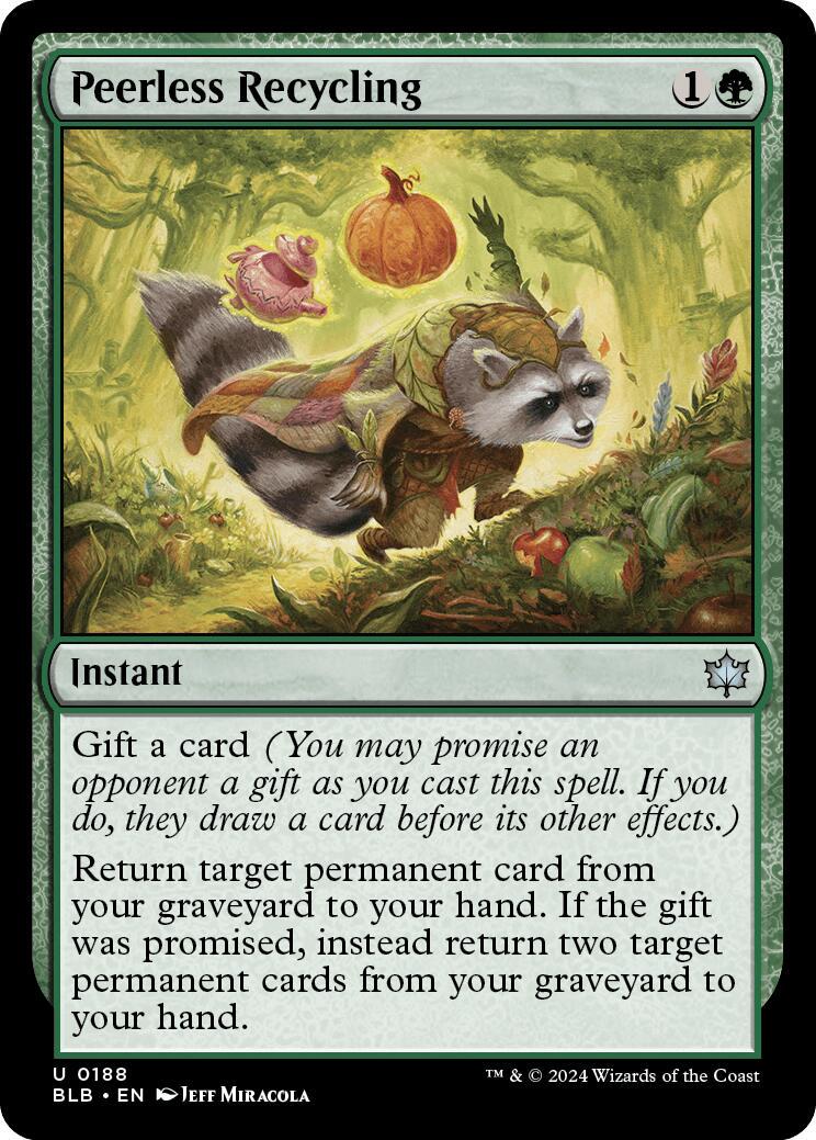 Peerless Recycling (Magic Bloomburrow)