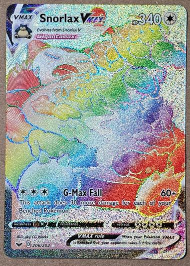 Snorlax VMax #206 photo