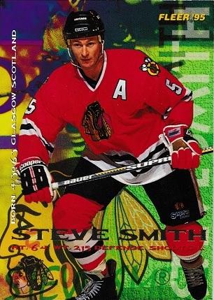 Steve Smith #46 Hockey Cards 1994 Fleer