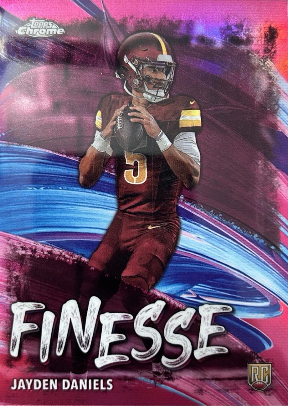 Jayden Daniels [Pink Refractor] #F-3 Prices | 2024 Topps Chrome
