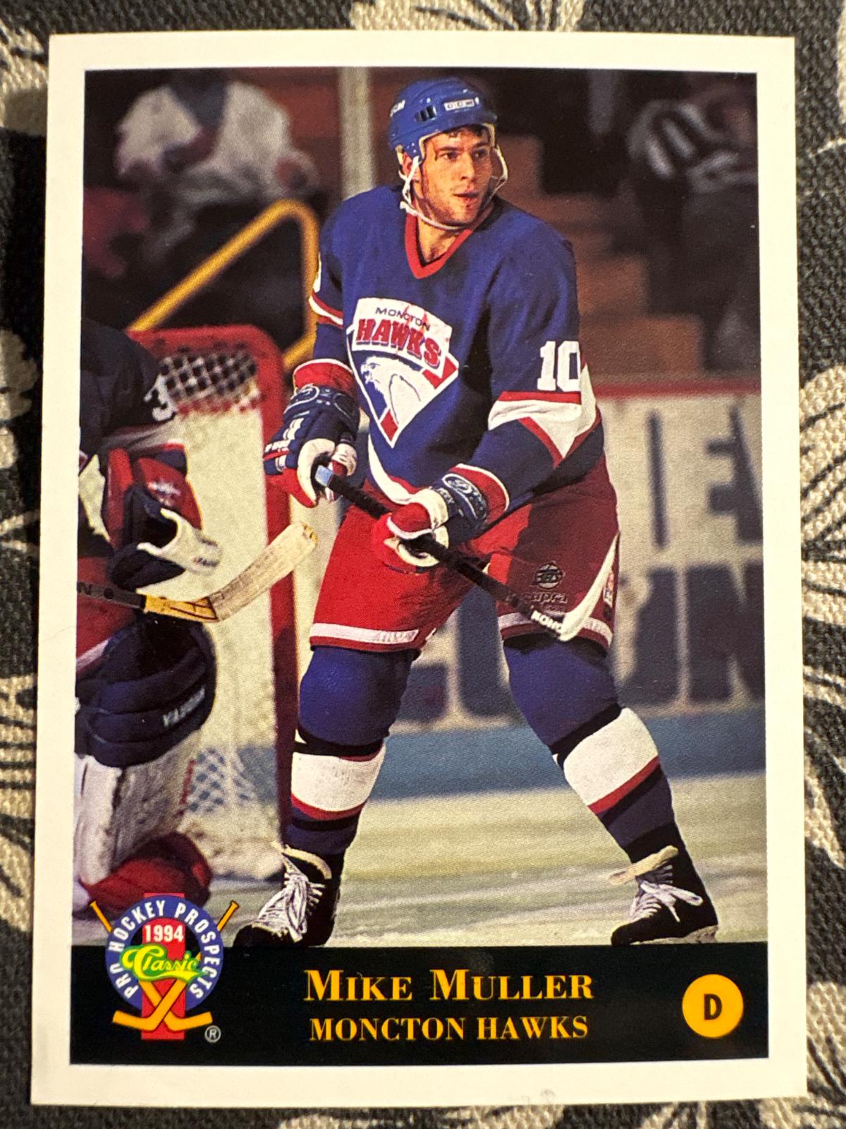 Mike Muller #71 1994 Classic Pro Hockey Prospects