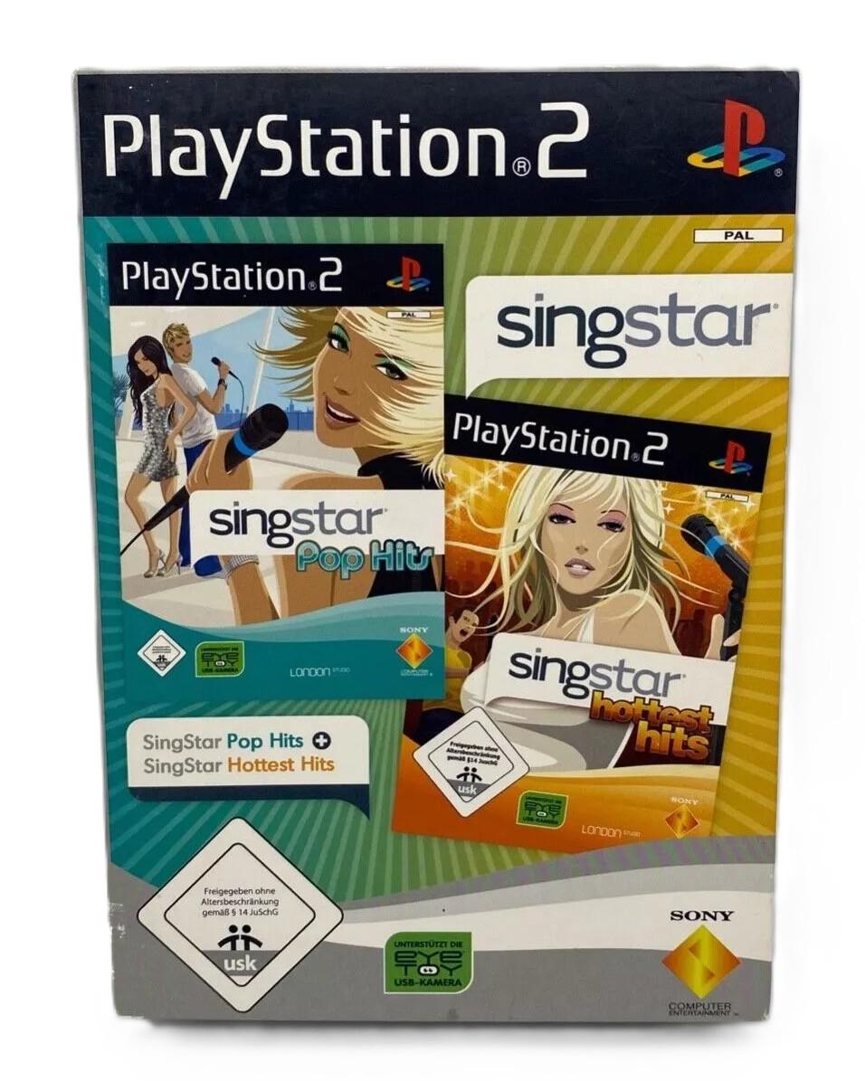 Singstar Pop Hits + Hottest Hits PAL Playstation 2