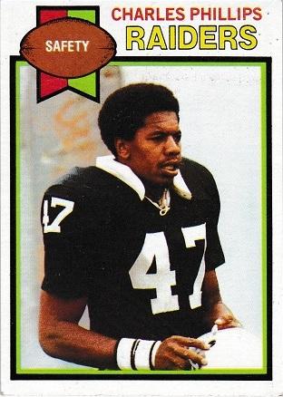 Charles Phillips #8 Football Cards 1979 Topps