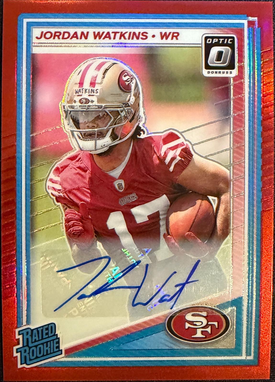 Jordan Watkins [Red Autograph] #289
