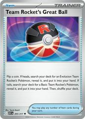 Team Rocket's Great Ball #205 Pokemon Ascended Heroes Prices