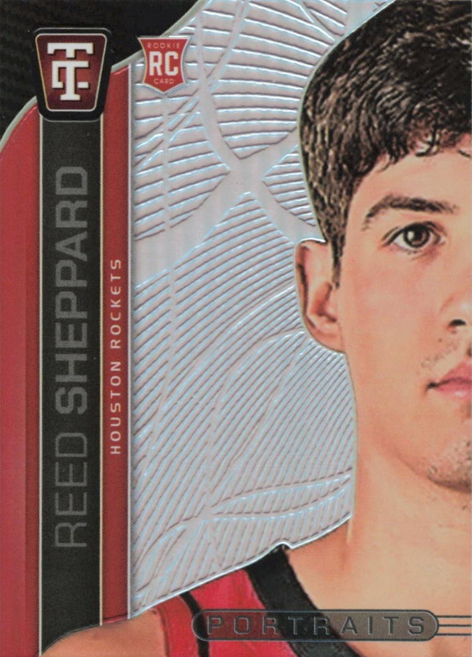 2024 Panini Totally Certified Portraits Reed Sheppard #20 card
