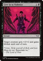 Give In to Violence [Foil] #101