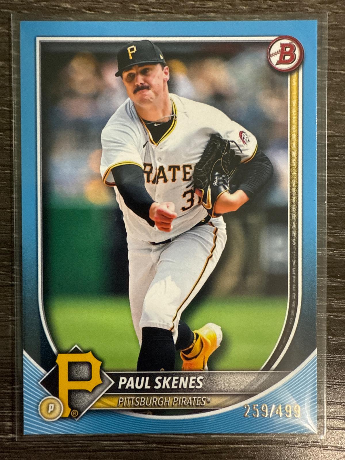 Paul Skenes [Sky Blue] #30 Prices | 2025 Bowman | Baseball Cards