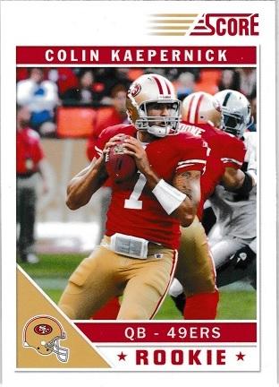 Colin Kaepernick #320 Football Cards 2011 Panini Score