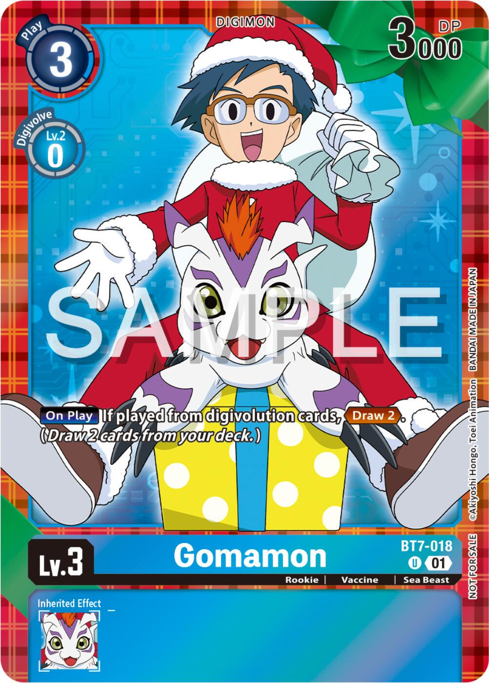 Gomamon front