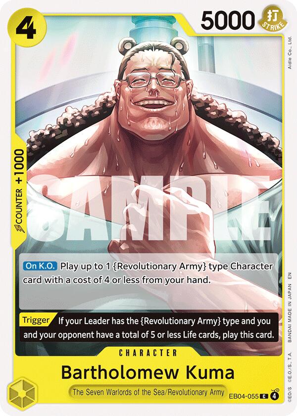 Bartholomew Kuma EB04-055 Prices | One Piece Extra Booster EB04