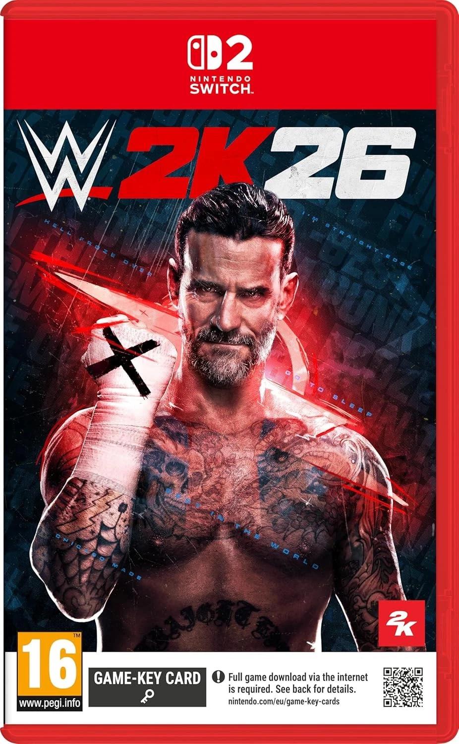 Carátula de WWE 2K26 para Switch 2 (edición PAL España)