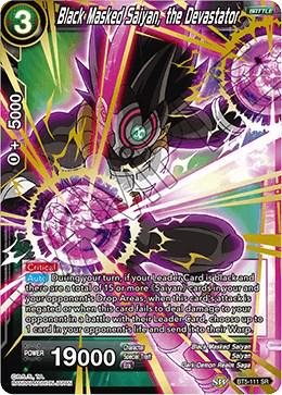 Black Masked Saiyan, the Devastator BT5-111 Dragon Ball Super Miraculous Revival