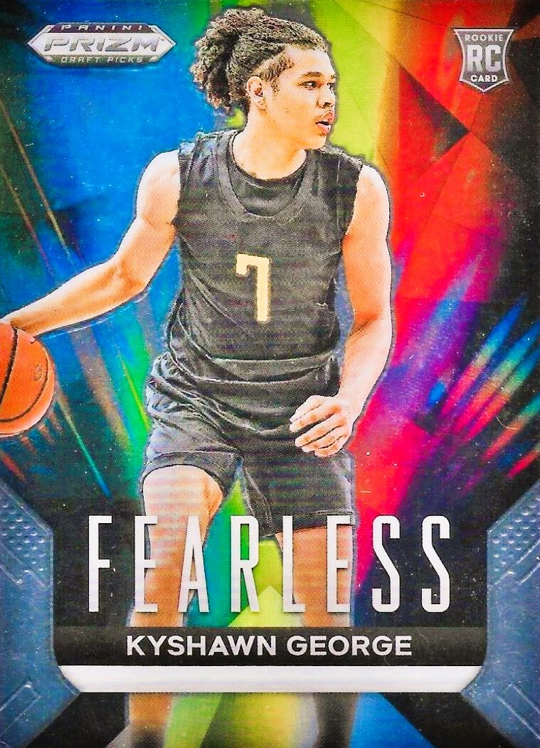 Kyshawn George #15 Basketball Cards 2024 Prizm Draft Picks Fearless