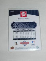 REAR | Derek Jeter Baseball Cards 2008 Upper Deck