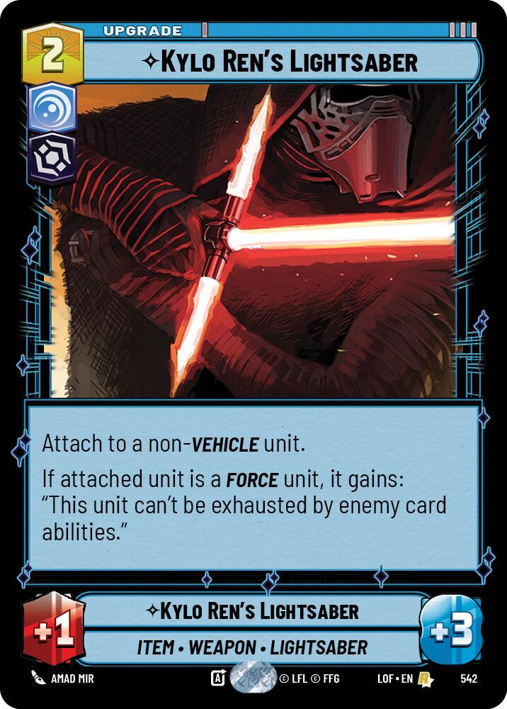 Kylo Ren's Lightsaber [Foil] #542