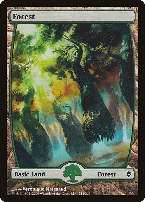 Forest #248 Magic Zendikar