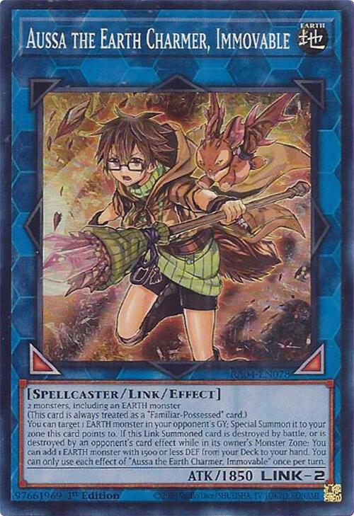 Aussa the Earth Charmer, Immovable [Ultimate Rare] RA04-EN078
